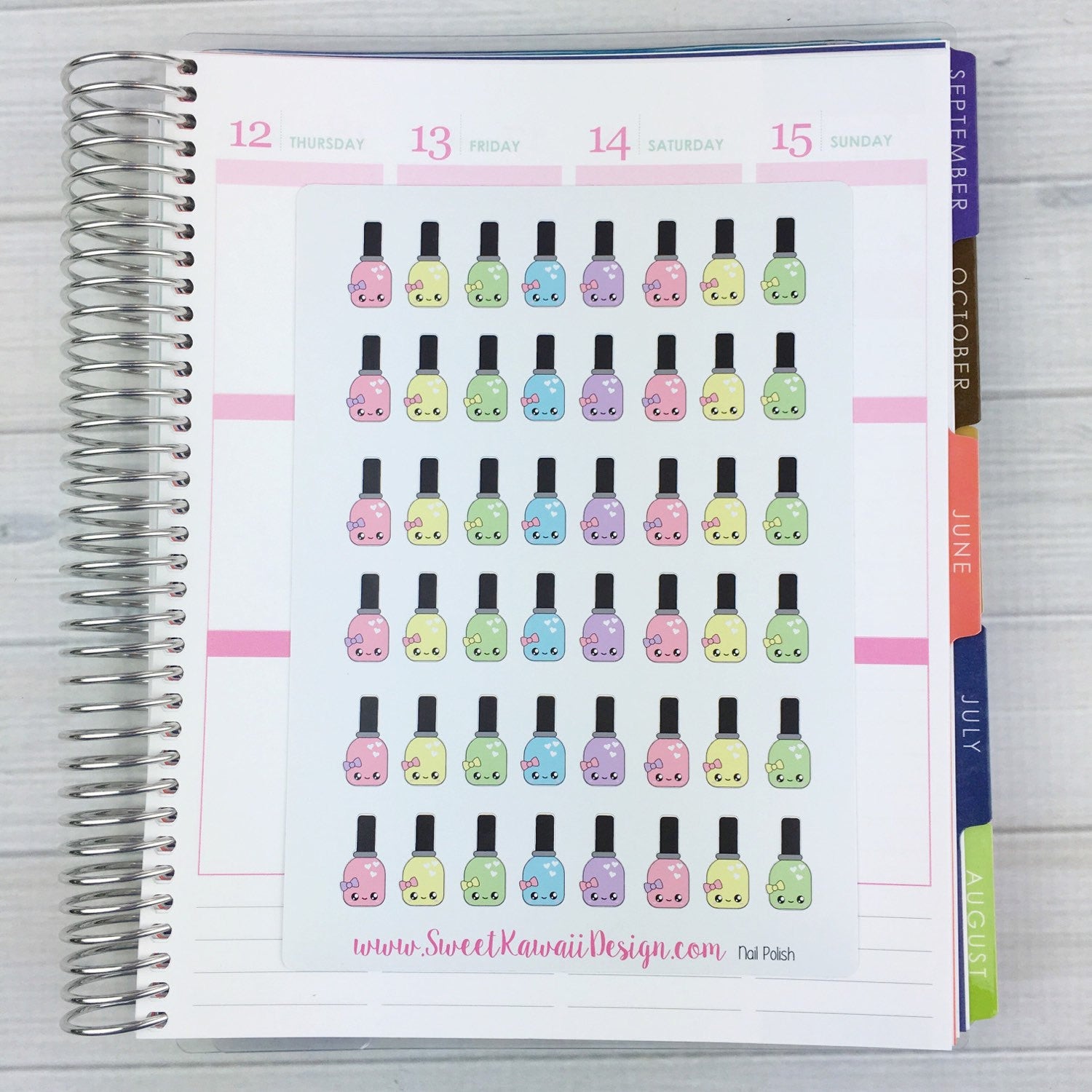 Kawaii Nail Polish Stickers