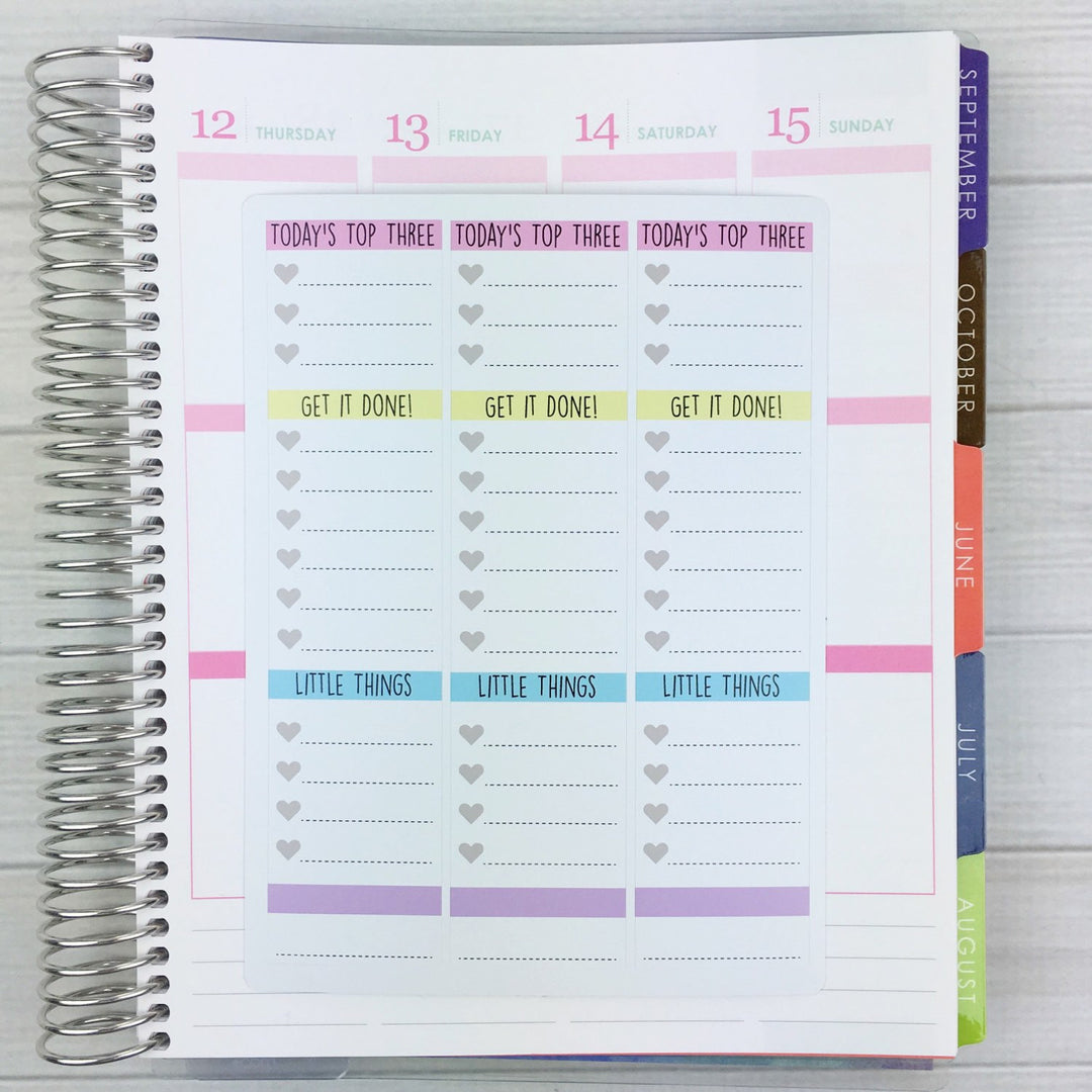 Kawaii Long Lists - Pastel