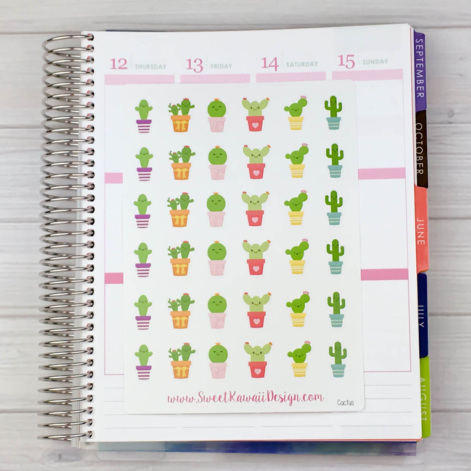 Kawaii Cacti Stickers