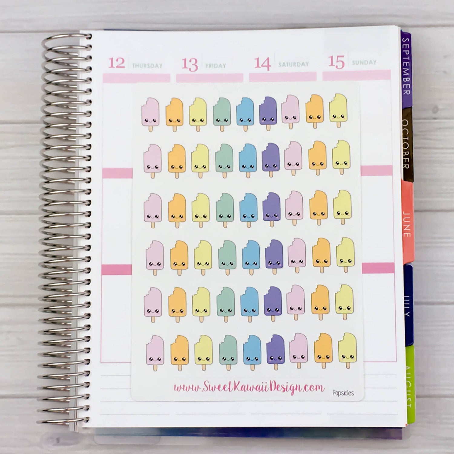 Kawaii Popsicle Stickers