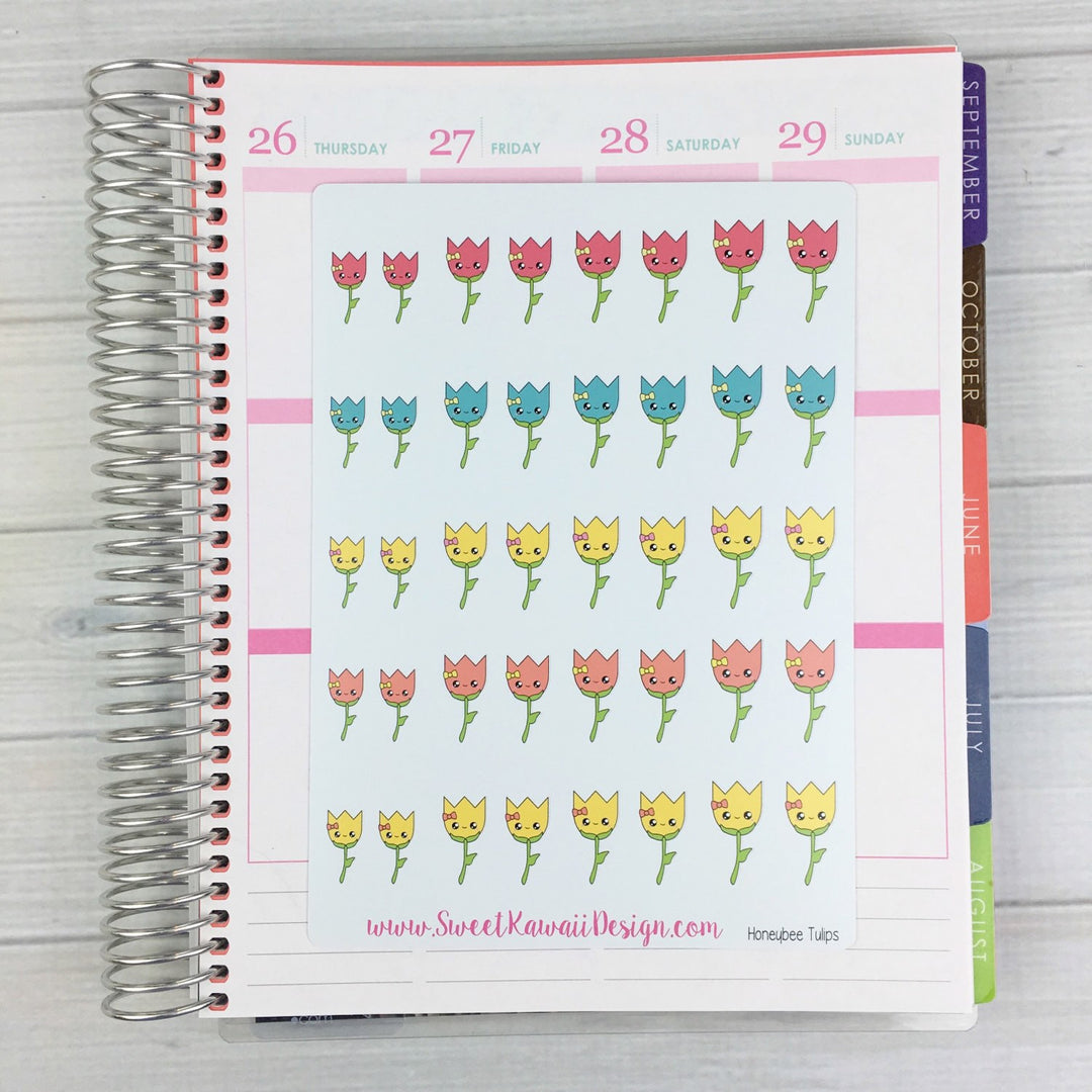 Kawaii Tulip Stickers