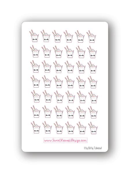 Kawaii Chinese Takeout Stickers